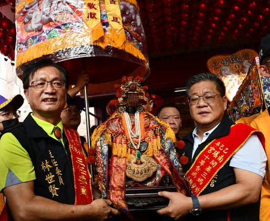 ▲南瑤宮祈安活動今天展開9天8夜遶境。(圖/彰化市公所提供)