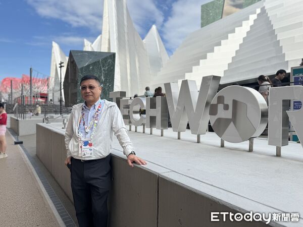 ▲▼2025大阪世博進入尾聲,台灣館「TECH WORLD」人氣爆棚,圖為TECH WORLD館長邱揮立。(圖/記者李姿慧攝)