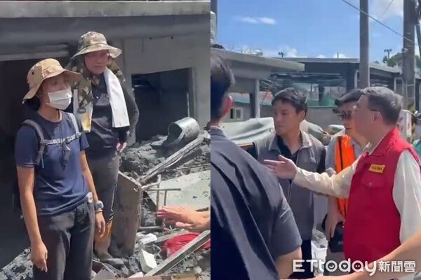 ▲▼行政院長卓榮泰遇民眾陳情。(圖/記者黃彥傑攝)