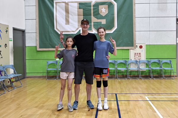 ▲U19籃球聯盟有台灣、南非混血女將石書易,11歲就有181公分的亮眼身高。(圖/U19籃球聯盟提供)