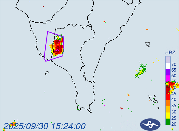 ▲▼大雷雨 。(圖/氣象署)