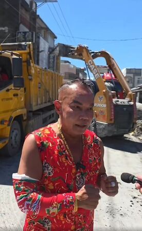 胡漢龑近日親自帶隊到花蓮光復協助救災。(翻攝自臉書啟德機械起重工程-股公司)