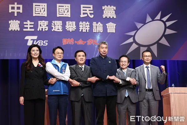 ▲國民黨主席選舉辯論。(圖/記者林敬旻攝)