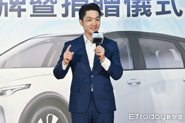 ▲▼蔣萬安出席北市智慧電動車技術教學中心揭牌暨捐贈儀式。(圖/記者李毓康攝)