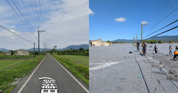 2年前還是鄉間小路!光復街景對比圖曝光 他嘆:手幾乎能直接摸到電線