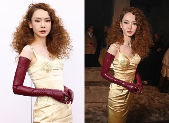 ▲戚薇被G社拍到驚人生圖。(圖/翻攝自微博)