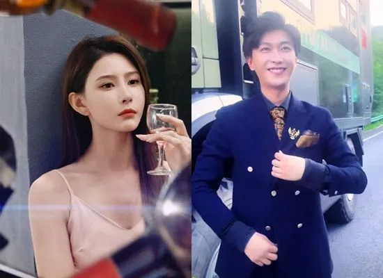 ▲許子吟因拍吻戲被男友分手。(圖/翻攝自微博)