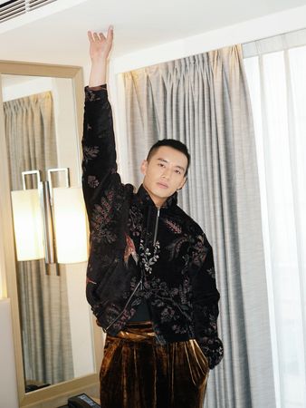 ▲陳澤耀日前為電影《他年她日》來台宣傳。(圖/大元娛樂提供)