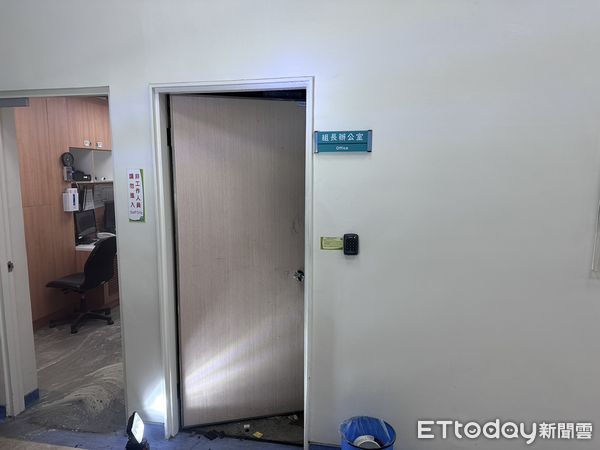 ▲▼ 彰化基督教醫院放射腫瘤科辦公室,今日發生火警 。(圖/記者唐詠絮翻攝)