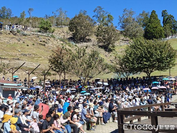 ▲清境農場於中秋連假湧現遊客人潮。(圖/清境農場提供,下同)