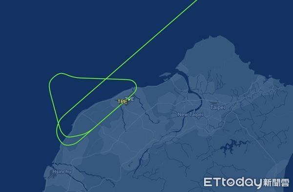 ▲▼長榮航空BR711航班昨天下午從上海浦東返台,傳出於桃園機場跑道發聲機尾擦地。(圖/取自FlightAware網站)