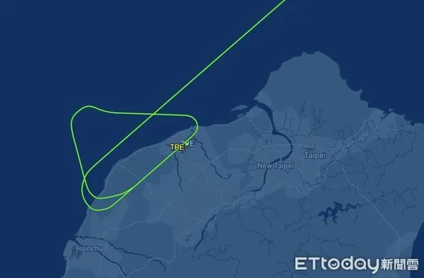▲▼長榮航空BR711航班昨天下午從上海浦東返台,傳出於桃園機場跑道發聲機尾擦地。(圖/取自FlightAware網站)