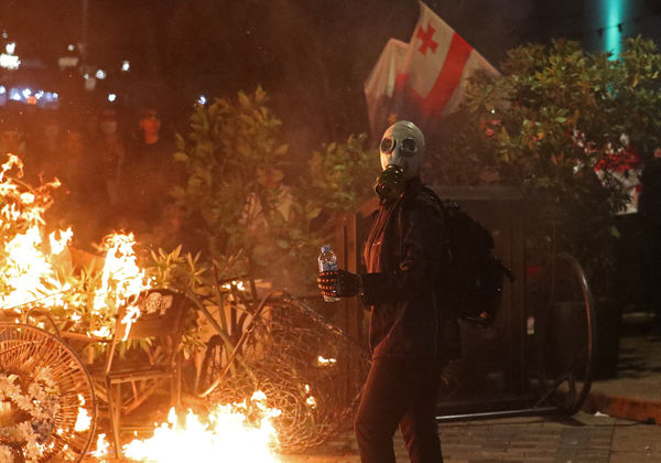 ▲▼ 喬治亞萬人示威。(圖/路透)