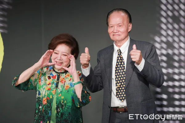 ▲▼「金鐘60/60特展」 開幕記者會-陳淑芳、葉輝龍。(圖/記者周宸亘攝)