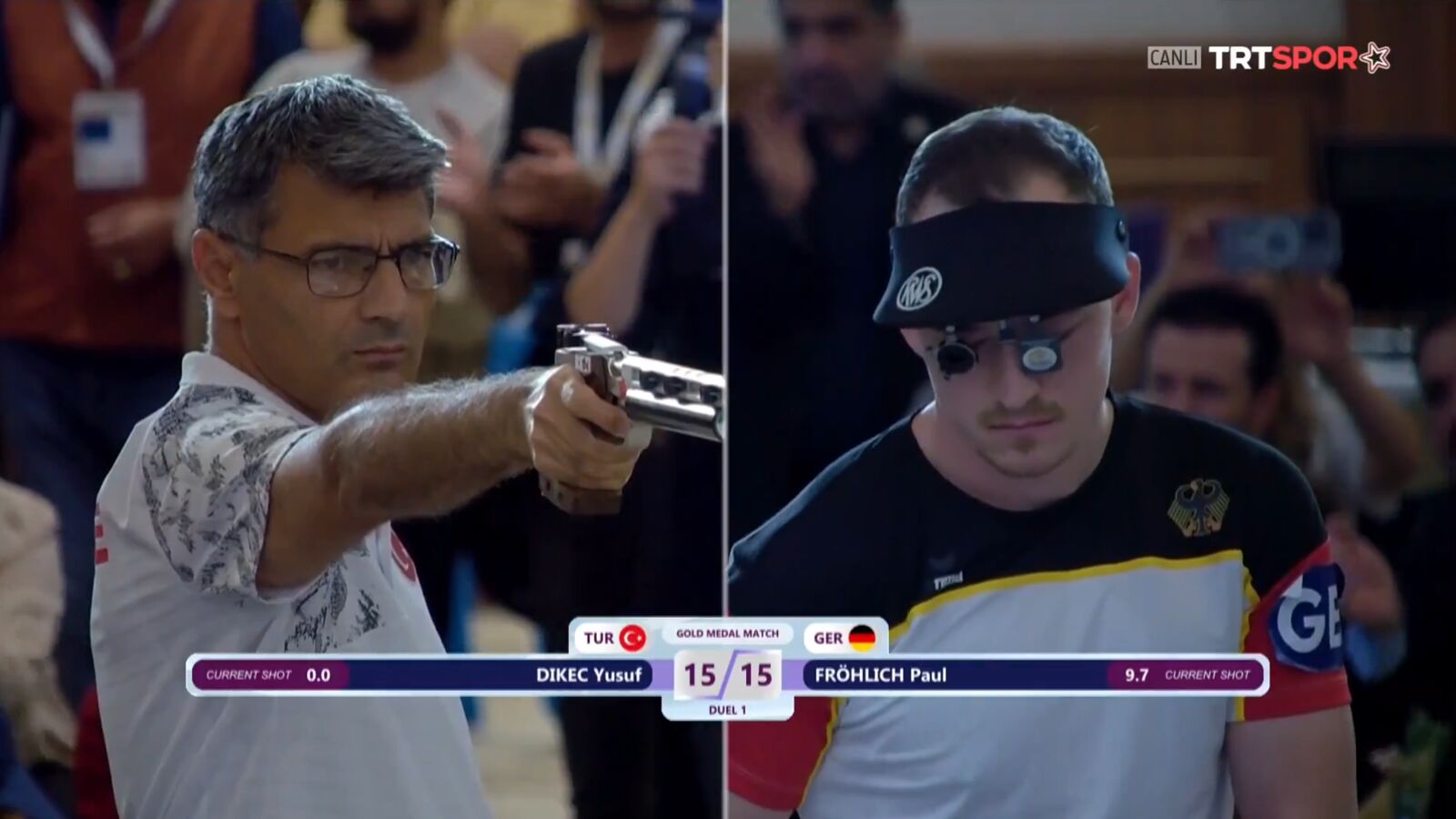 巴黎奧運「土耳其射擊大叔」再度0裝備上陣 這次拿金牌了!