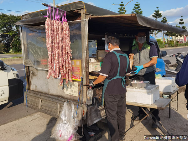 ▲▼桃園在地人才知道發財車香腸。(圖/部落客darren提供)