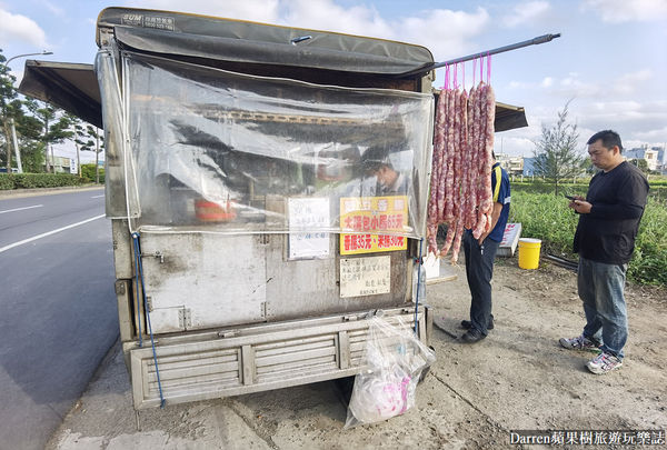 ▲▼桃園在地人才知道發財車香腸。(圖/部落客darren提供)