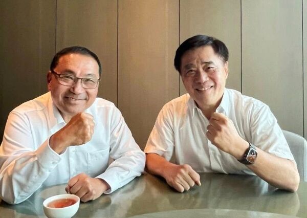 ▲侯友宜挺郝龍斌選國民黨主席。(圖/截自郝龍斌臉書)