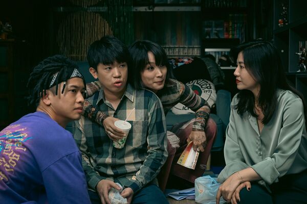 ▲《搗破法蘭克》林家熙、岑珈其、談善言、楊偲泳。(圖/華映提供)