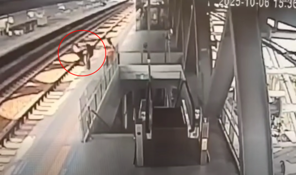 ▲台中五權車站站務員遭推落軌道。(圖/翻攝自Facebook/台灣便當管理局-附屬鐵路部)