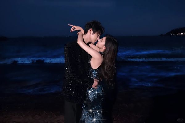 ▲▼短劇CP朱一未、白昕怡婚紗照曝光。(圖/翻攝自抖音)