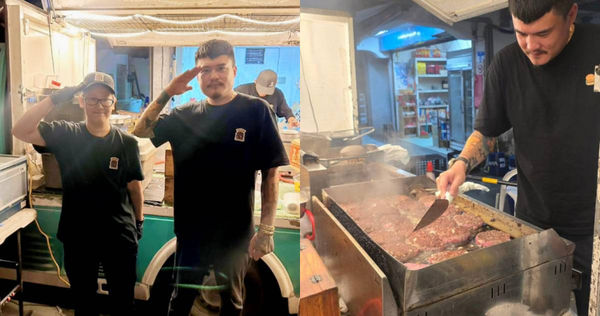 餐車超人無償供餐,接客訴「員工問話不理」。(圖/翻攝自臉書chen.wei.qiang.908952)