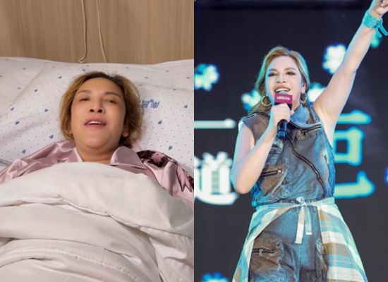 ▲那藝娜上台前慘摔。(圖/翻攝自微博)