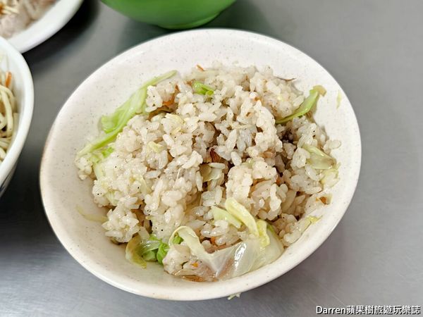 ▲▼彰化田中必吃在地高麗菜飯。(圖/部落客darren提供)