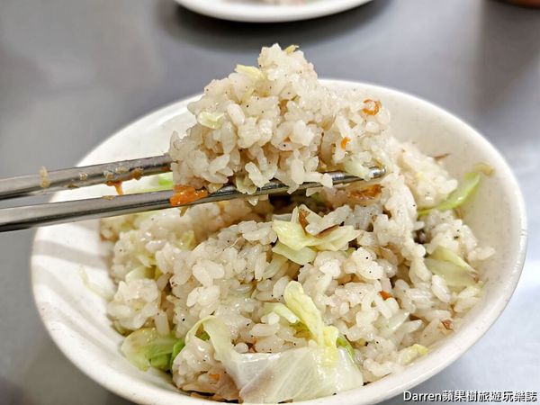 ▲▼彰化田中必吃在地高麗菜飯。(圖/部落客darren提供)