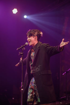 ▲陳謙文、方馨共同舉辦公益演唱會。(圖/葡萄長文創工作室)