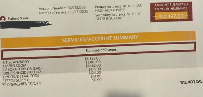 ▲赴美探親「半夜血尿劇痛」強忍一夜!隔天檢查費嚇壞。(圖/原PO授權引用)