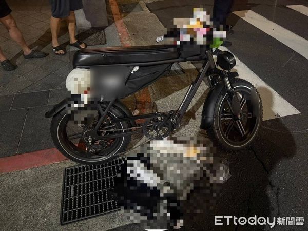 ▲▼ 北市信義區車禍!高中生兄妹騎電輔車遭撞飛 15歲少女搶救9天不治 。(圖/記者張君豪翻攝)