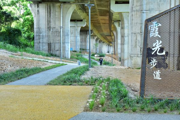 ▲沙鹿休閒景觀步道延伸段「沙鹿霞光步道」8月完工。(圖/台中市觀旅局提供)
