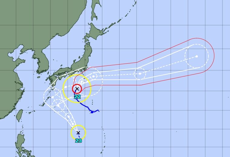 ▲▼「娜克莉」颱風生成。(圖/翻攝日本氣象廳)