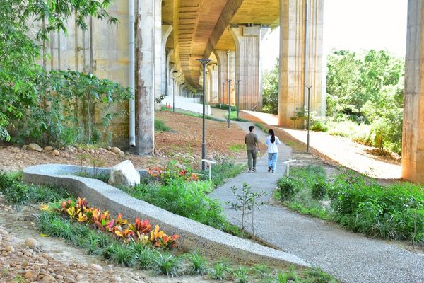 ▲沙鹿休閒景觀步道延伸段「沙鹿霞光步道」8月完工。(圖/台中市觀旅局提供)