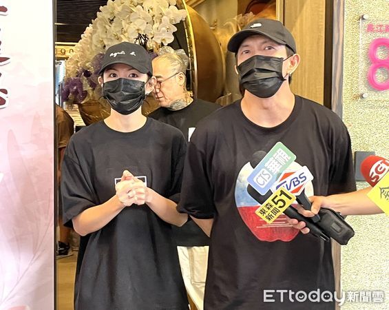 ▲李千娜與黃尚禾。(圖/記者許靖麒攝)