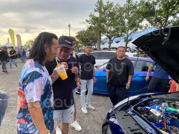 ▲顏正國在9月份出席最後一場公開活動,就是雲林賽車比賽 。(圖/記者吳奕靖翻攝)