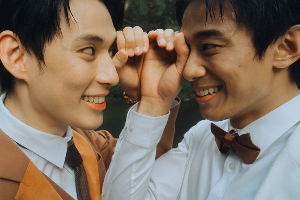 ▲初孟軒和徐鈞浩在《就算一個人也可以好好的吃飯2》結婚。(圖/公視+提供)