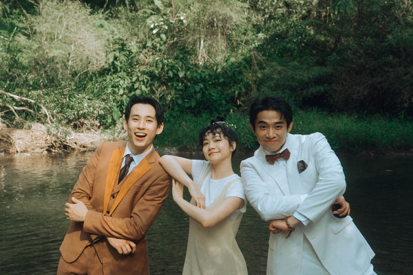 ▲初孟軒和徐鈞浩在《就算一個人也可以好好的吃飯2》結婚。(圖/公視+提供)