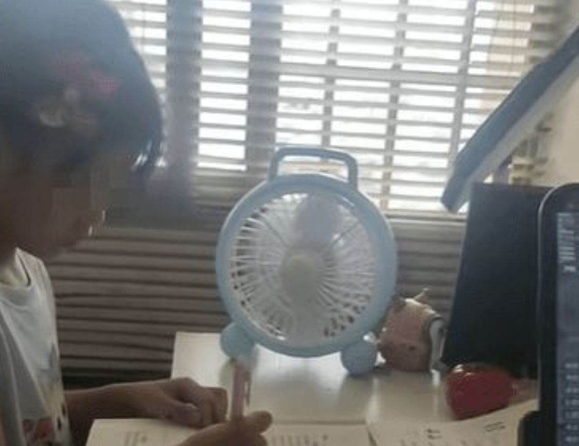 ▲媽媽出奇招開直播,讓網友們監督孩子寫作業。(圖/翻攝極目新聞)