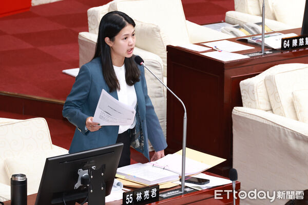 ▲▼ 蔣萬安施政報告與質詢及答覆-林亮君。(圖/記者黃克翔攝)