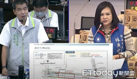 ▲國民黨團批評烏山頭水庫鋪設光電板,要求民進黨中央立全數拆除並停工二期工程。(記者林東良翻攝,下同)