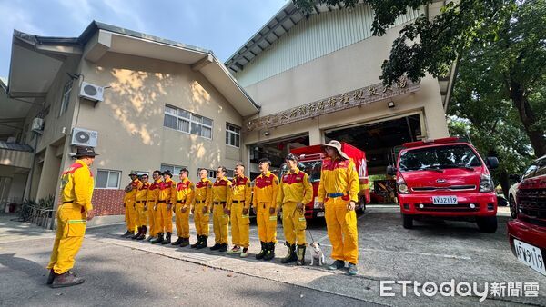 ▲屏東縣政府消防局特搜大隊二度赴花蓮救災。(圖/屏東縣政府提供)