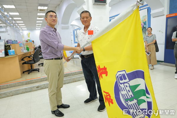 ▲全運會基隆隊授旗出征。(圖/記者郭世賢翻攝)