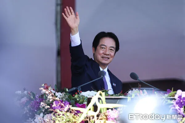 ▲總統賴清德於雙十國慶大會致詞。(圖/記者林敬旻攝)