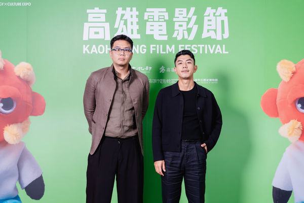 ▲《有用的鬼》導演林金偉與「泰國梁朝偉」男主角萬洛隆甘迦(Wanlop Rungkumjad)。(圖/高雄電影節提供)