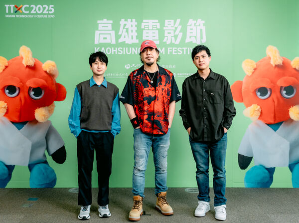 ▲《不赦之罪》黃秋生、導演譚善揚、導演林善。(圖/高雄電影節提供)