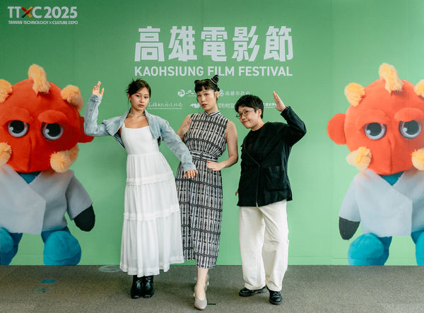 ▲▼《假人的嘆息》(左起)演員偉莉莎 、導演陳珮盈、演員許乃涵。(圖/高雄電影節提供)