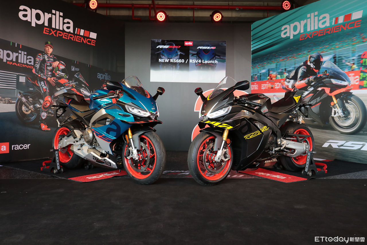 ▲51.9萬起!Aprilia「旗艦+中量級跑車重機」登台 GP級大翅膀上身。(圖/記者張慶輝攝)