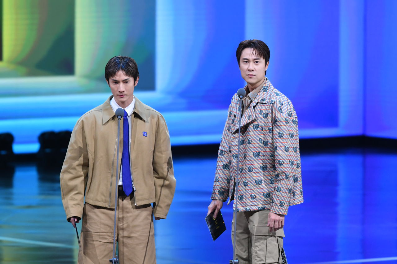 ▲▼阿本、劉書宏擔任第60屆廣播金鐘頒獎人。(圖/三立提供)